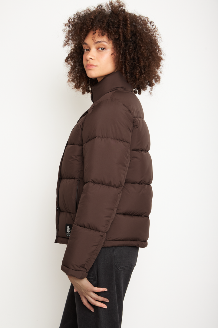 Parka Essential Reciclada Café Mujer