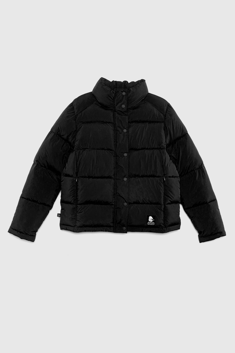 Parka Essential Puffa Reciclada Negro Mujer