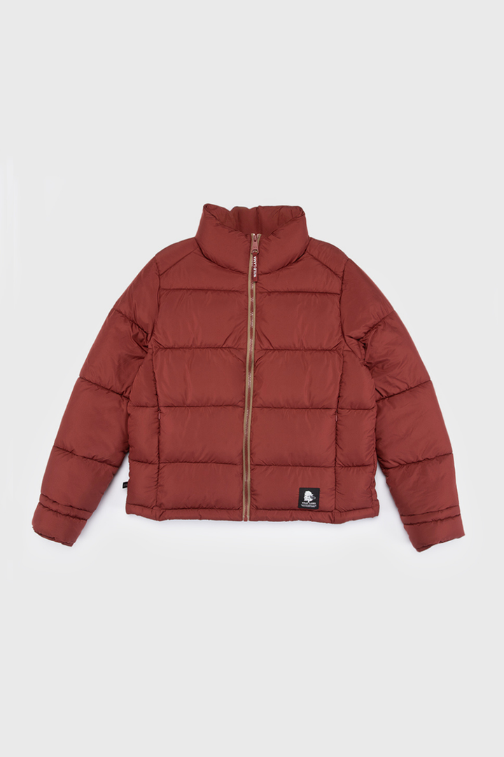 Parka Essential Reciclada Terracota Mujer