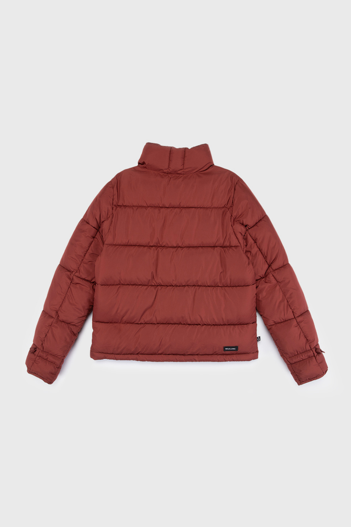 Parka Essential Reciclada Terracota Mujer