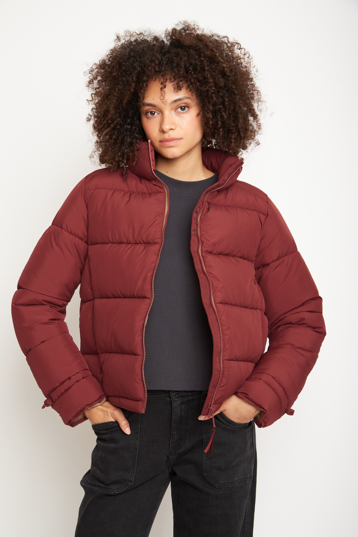 Parka Essential Reciclada Terracota Mujer