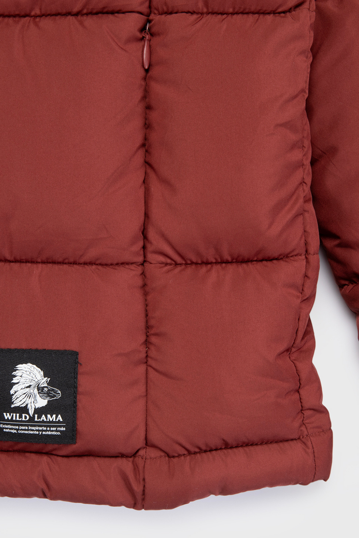 Parka Essential Reciclada Terracota Mujer