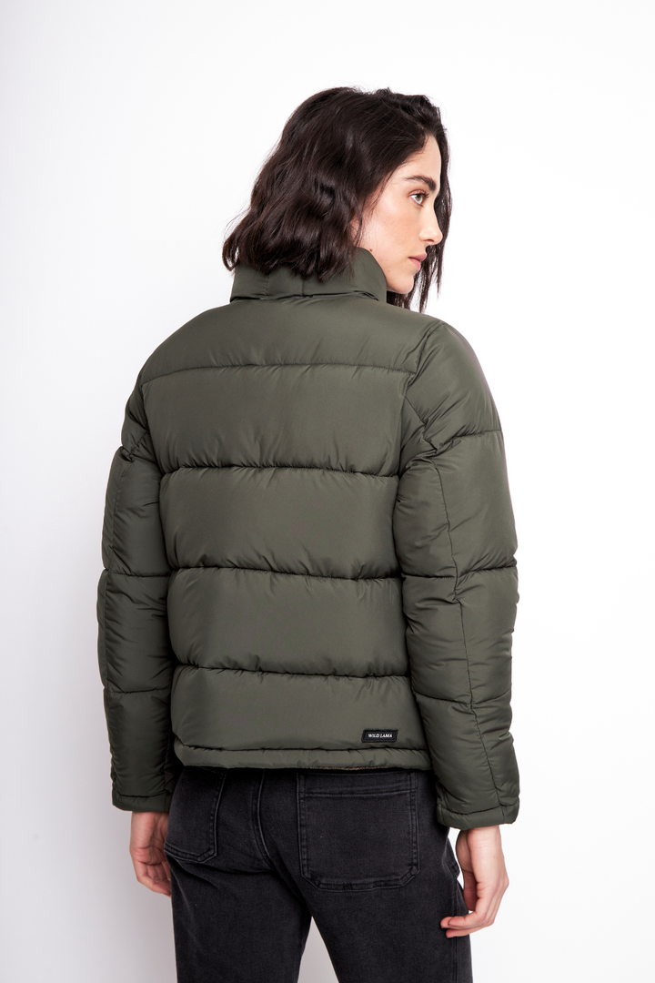 Parka Essential Reciclada Verde Mujer