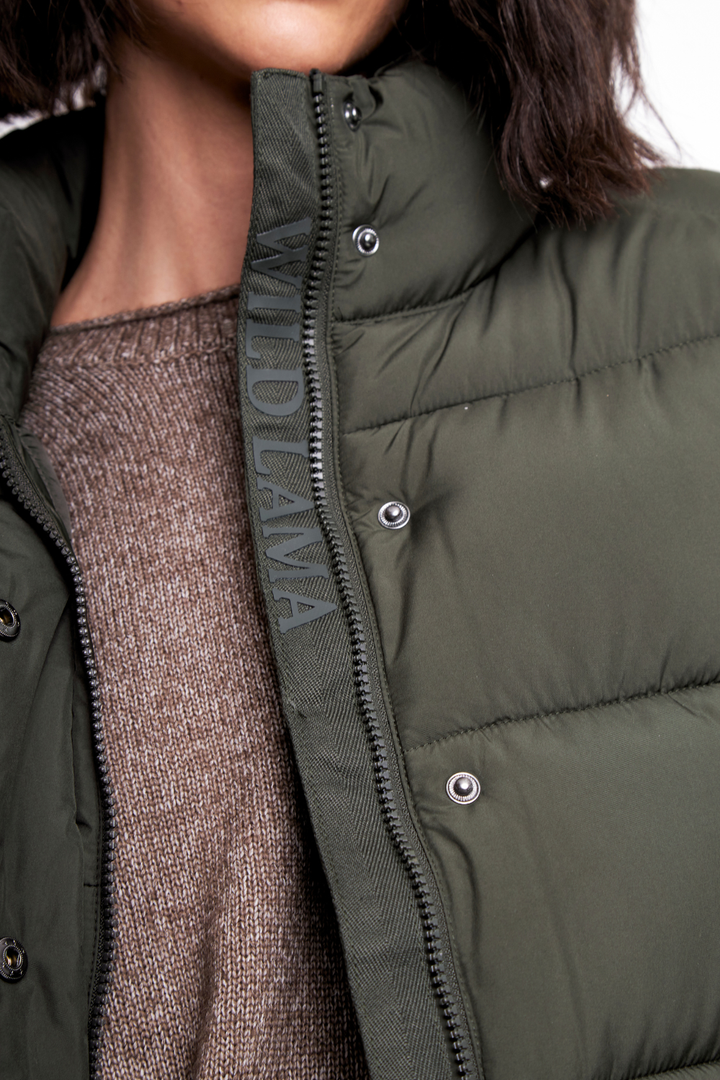 Parka Essential Reciclada Verde Mujer