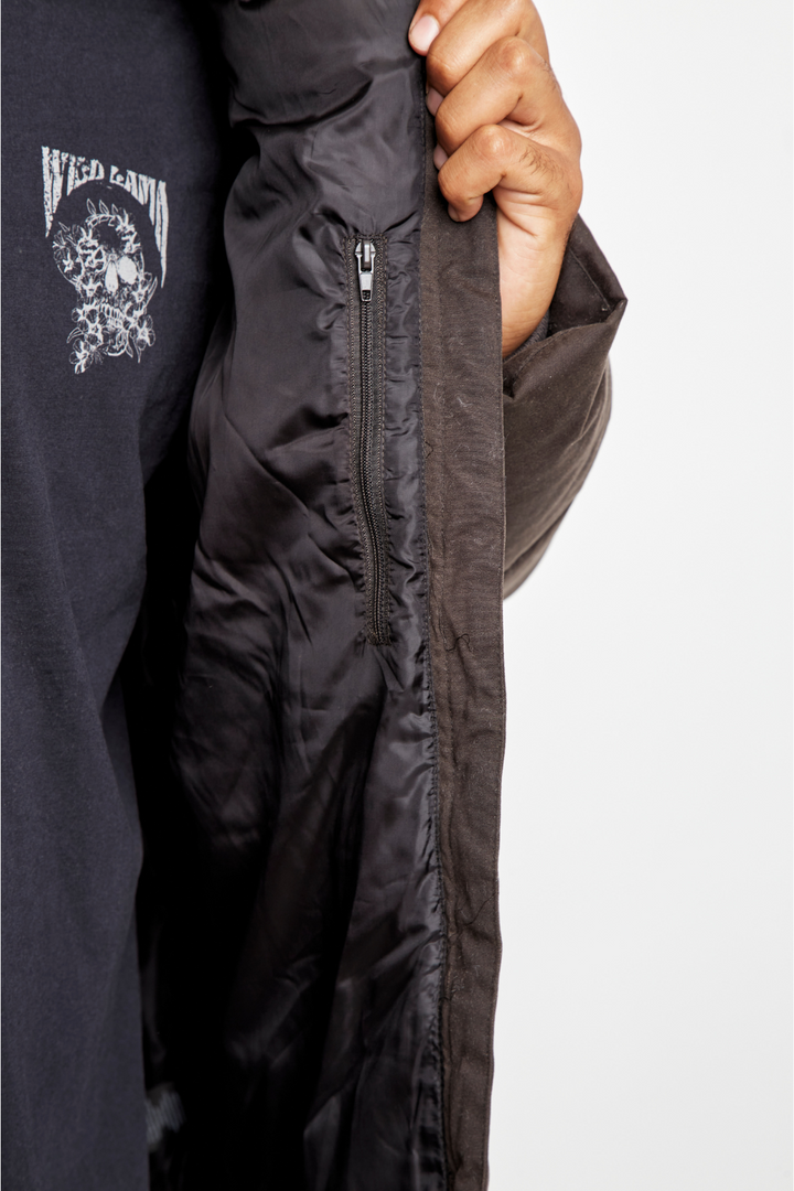 Parka Faro Wax Orgánica Verde Hombre