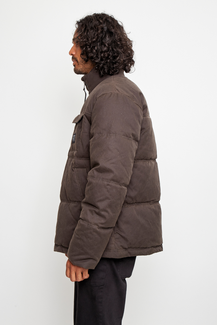 Parka Faro Wax Orgánica Verde Hombre