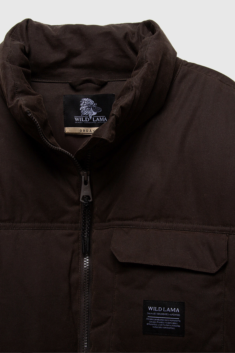 Parka Faro Wax Orgánica Verde Hombre