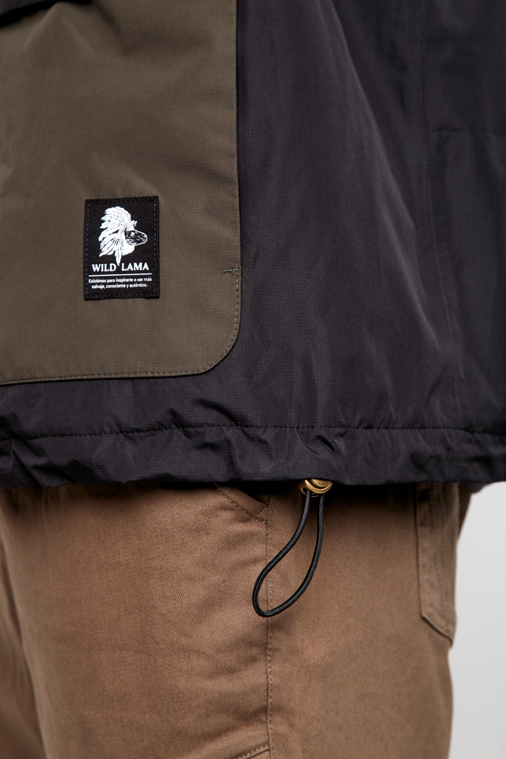 Impermeable Kol Reciclado Negro Hombre