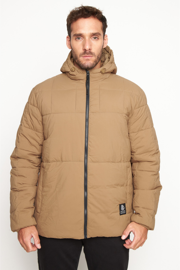 Parka PrimaLoft® Compactable Kun Reciclada Camel Hombre