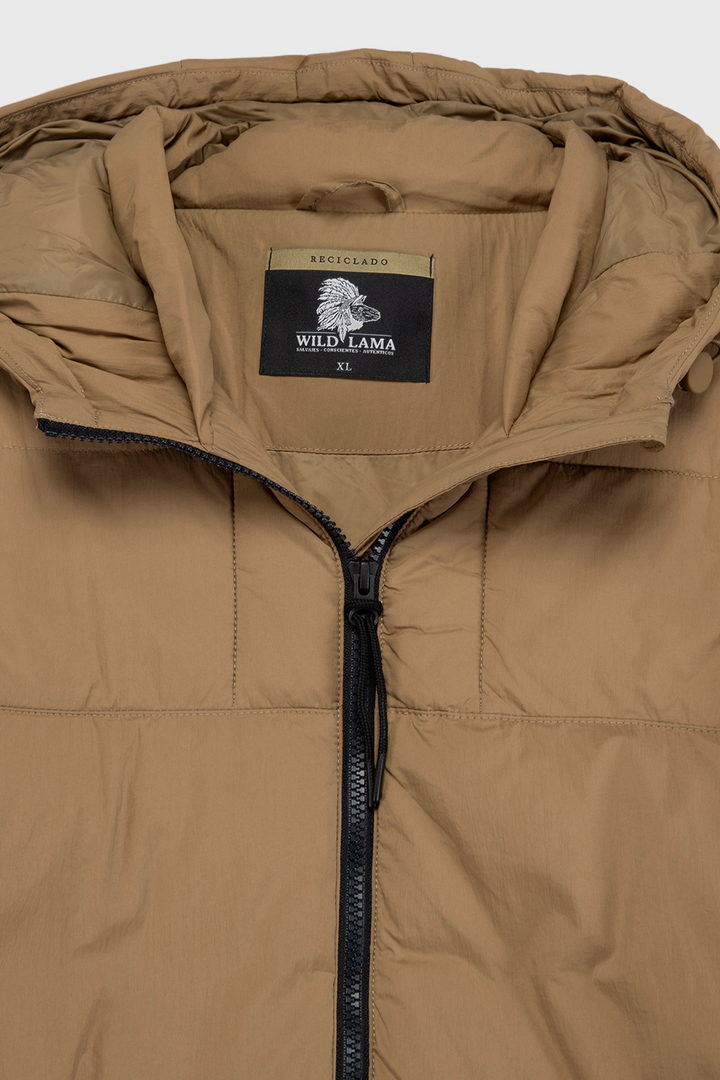 Parka PrimaLoft® Compactable Kun Reciclada Camel Hombre