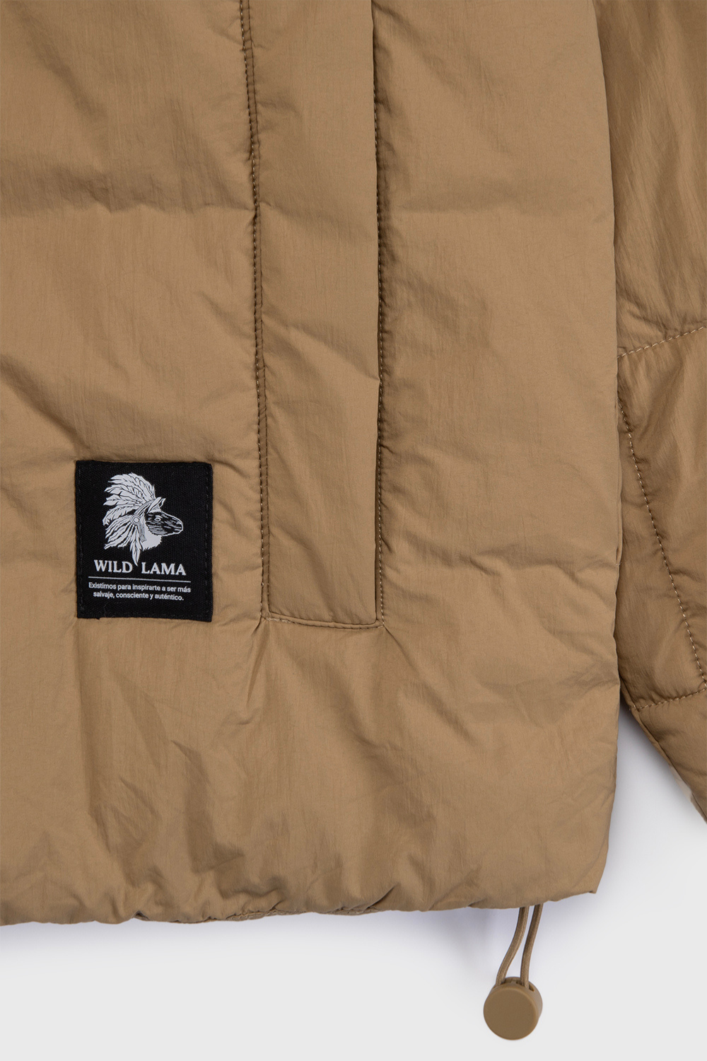 Parka PrimaLoft® Compactable Kun Reciclada Camel Hombre