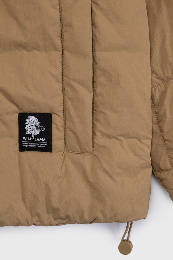 Parka PrimaLoft® Compactable Kun Reciclada Camel Hombre