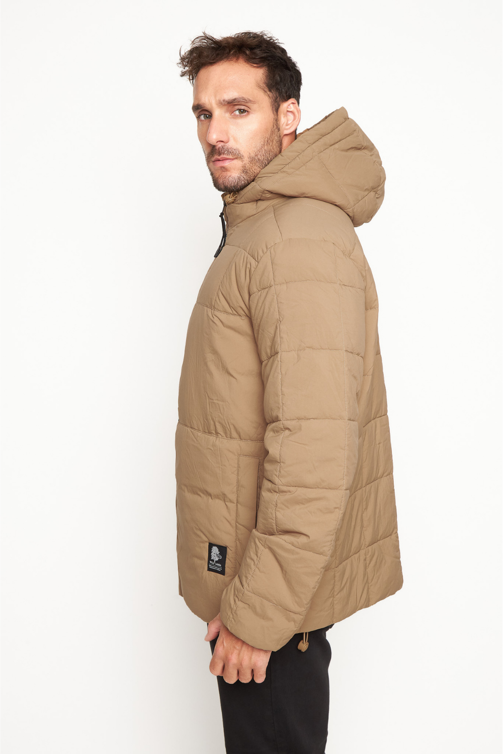 Parka PrimaLoft® Compactable Kun Reciclada Camel Hombre