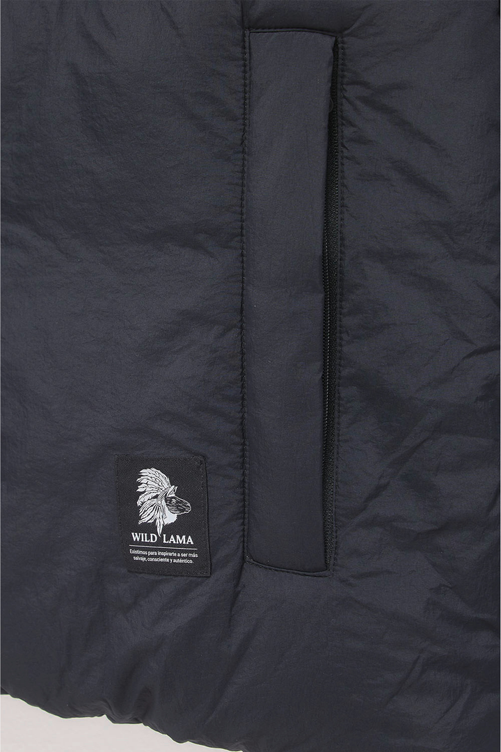 Parka PrimaLoft® Compactable Kun Reciclada Negra Hombre