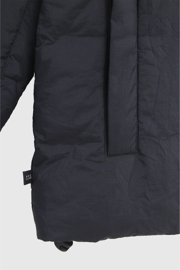 Parka PrimaLoft® Compactable Kun Reciclada Negra Hombre
