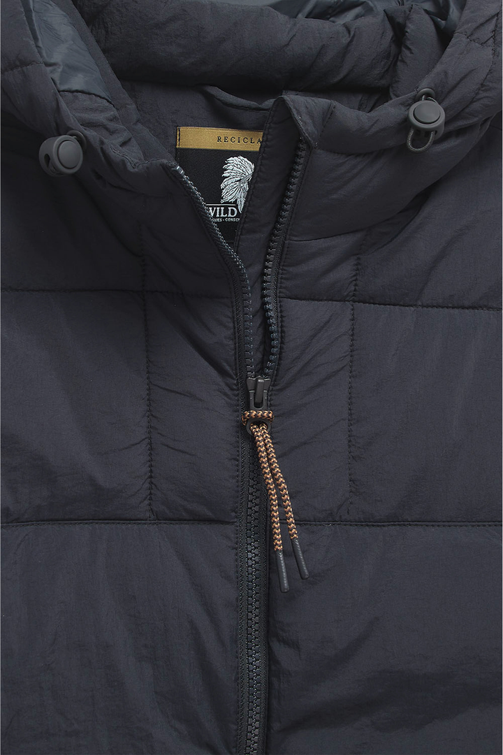 Parka PrimaLoft® Compactable Kun Reciclada Negra Hombre