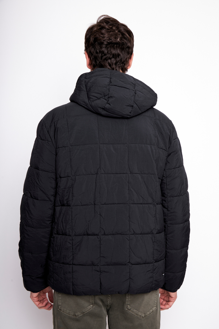 Parka PrimaLoft® Compactable Kun Reciclada Negra Hombre