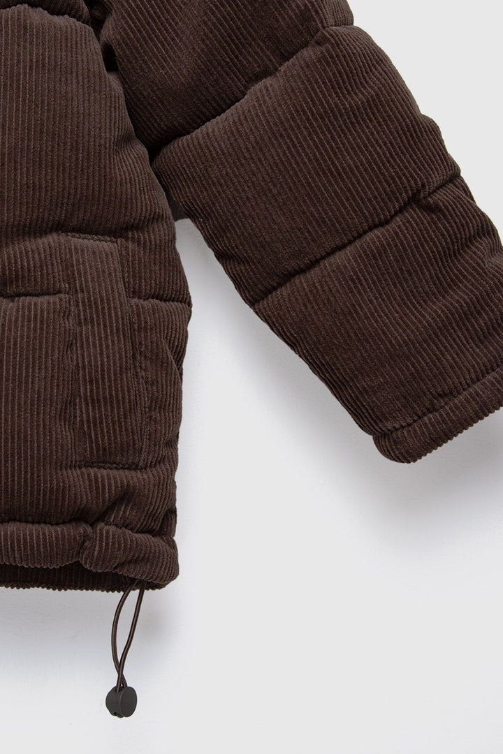 Parka Lauca Corduroy Orgánica Café Kids