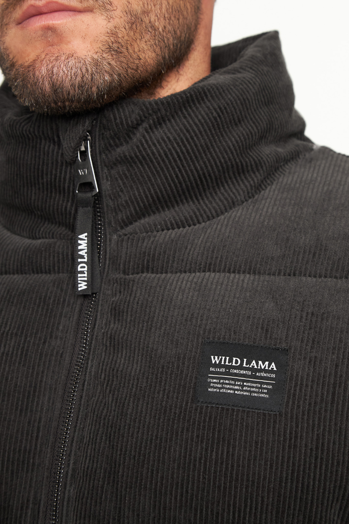 Parka Lauca Corduroy Orgánica Marengo Hombre