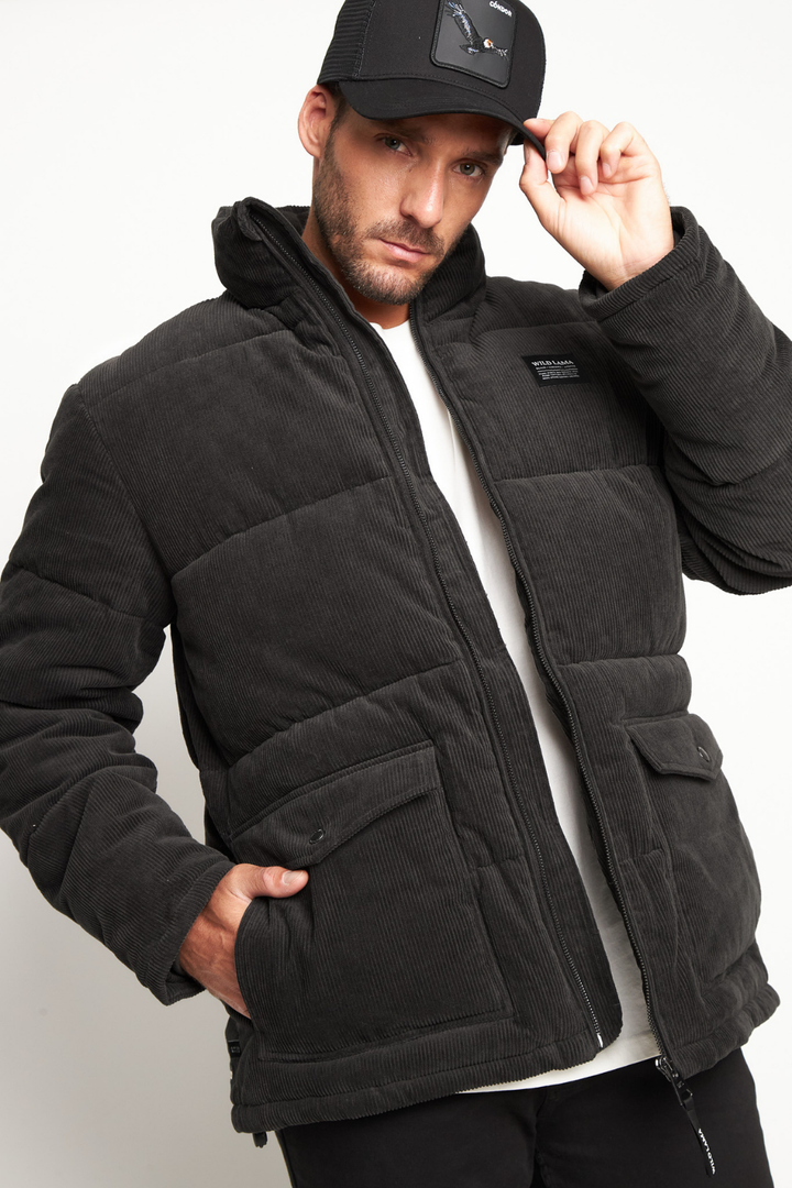 Parka Lauca Corduroy Orgánica Marengo Hombre