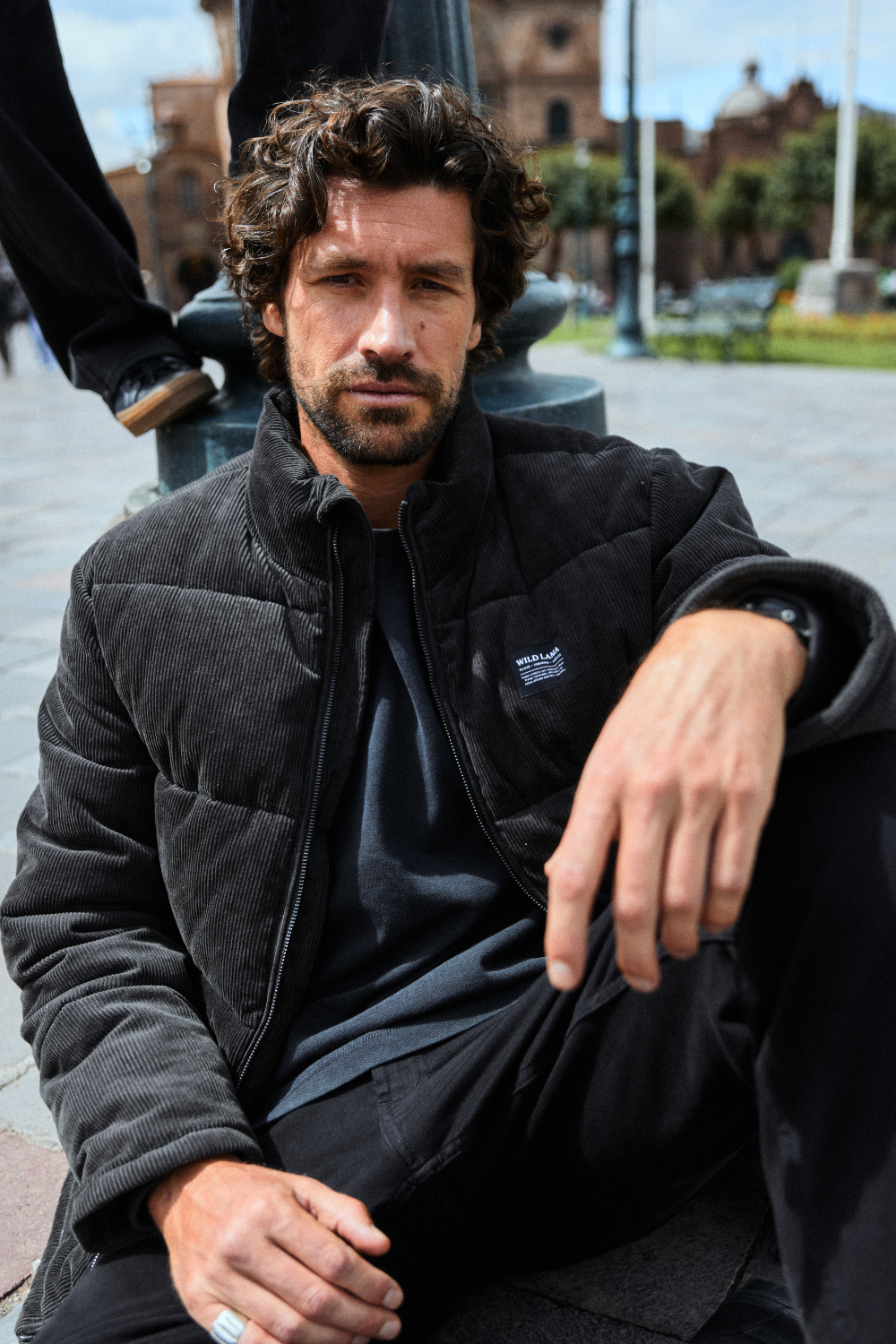 Parka Lauca Corduroy Orgánica Marengo Hombre