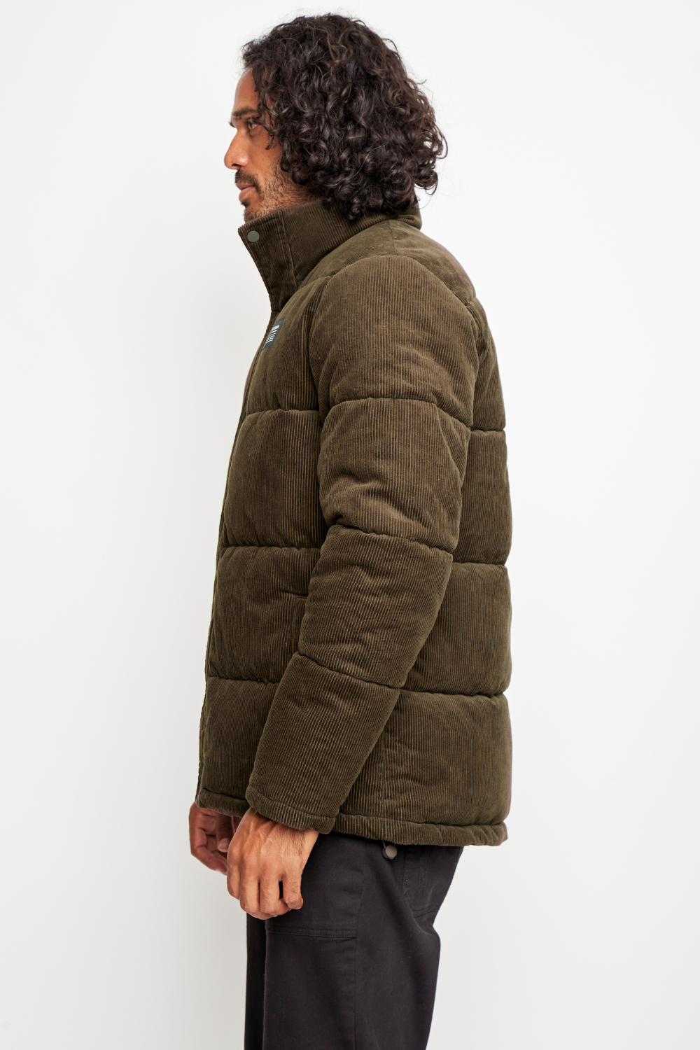 Parka Lauca Corduroy Orgánica Verde Hombre