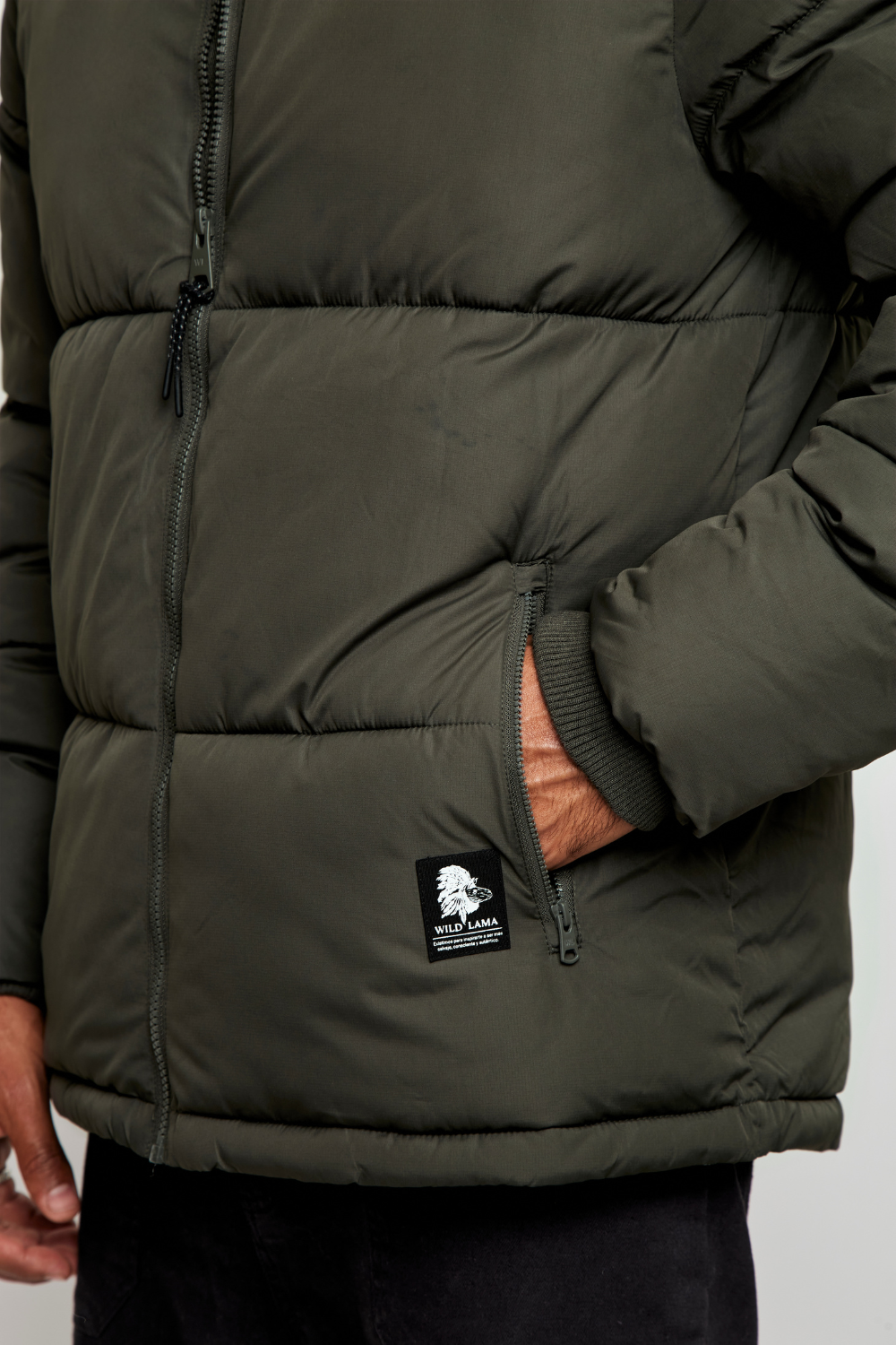 Parka Lauca Reciclada Verde Hombre