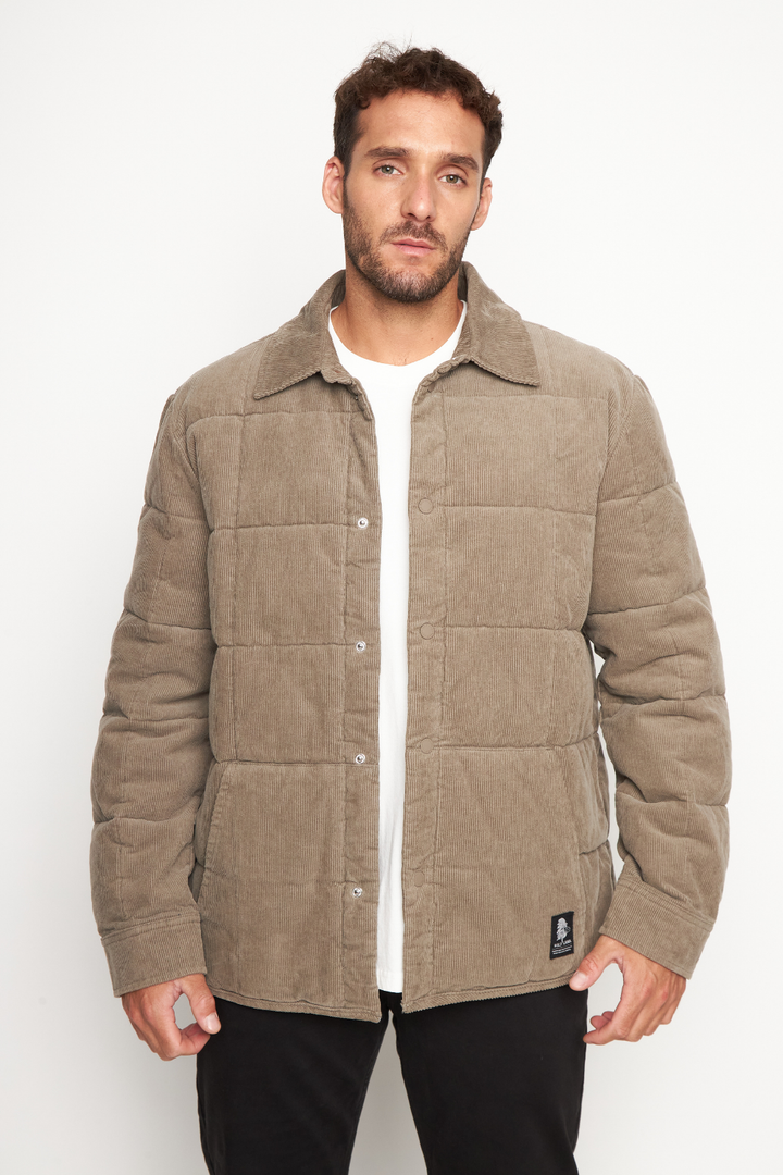 Parka Mone Orgánica Beige Hombre