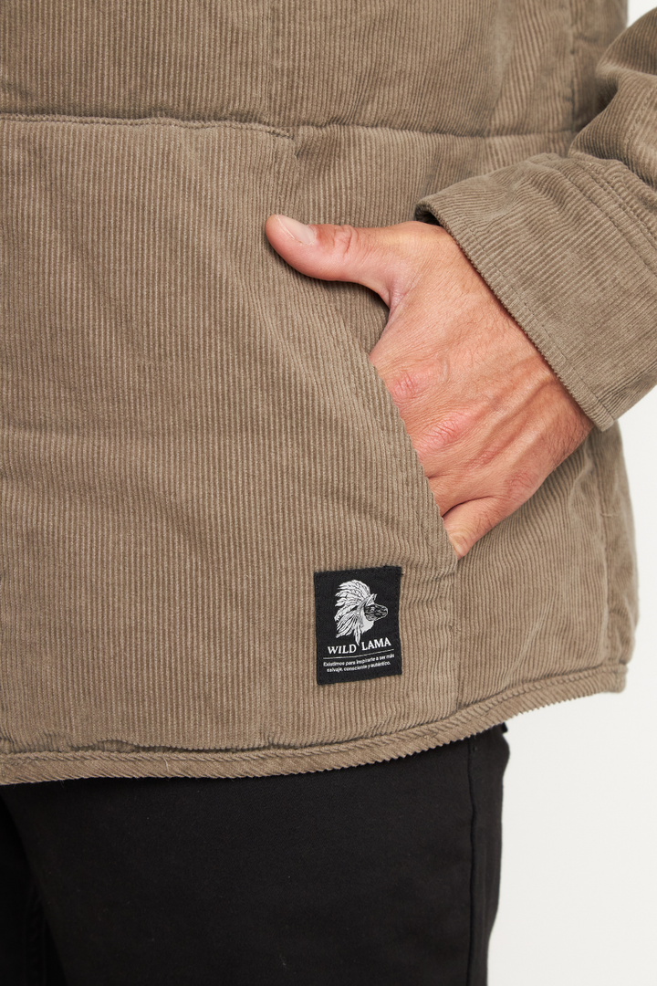 Parka Mone Orgánica Beige Hombre