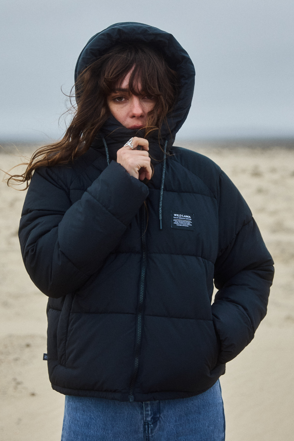 Parka Namura Reciclada Negra Mujer