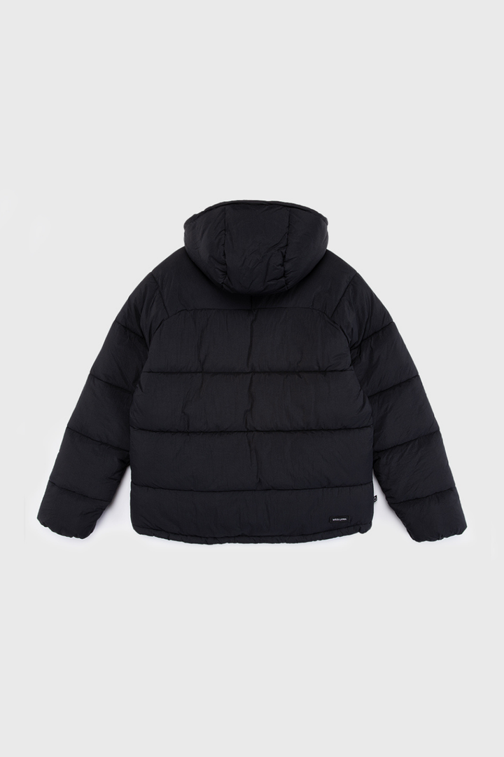 Parka Newy Reciclada Negro Mujer