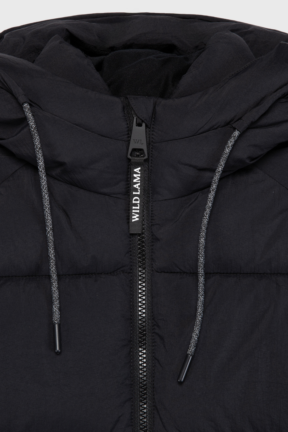 Parka Newy Reciclada Negro Mujer