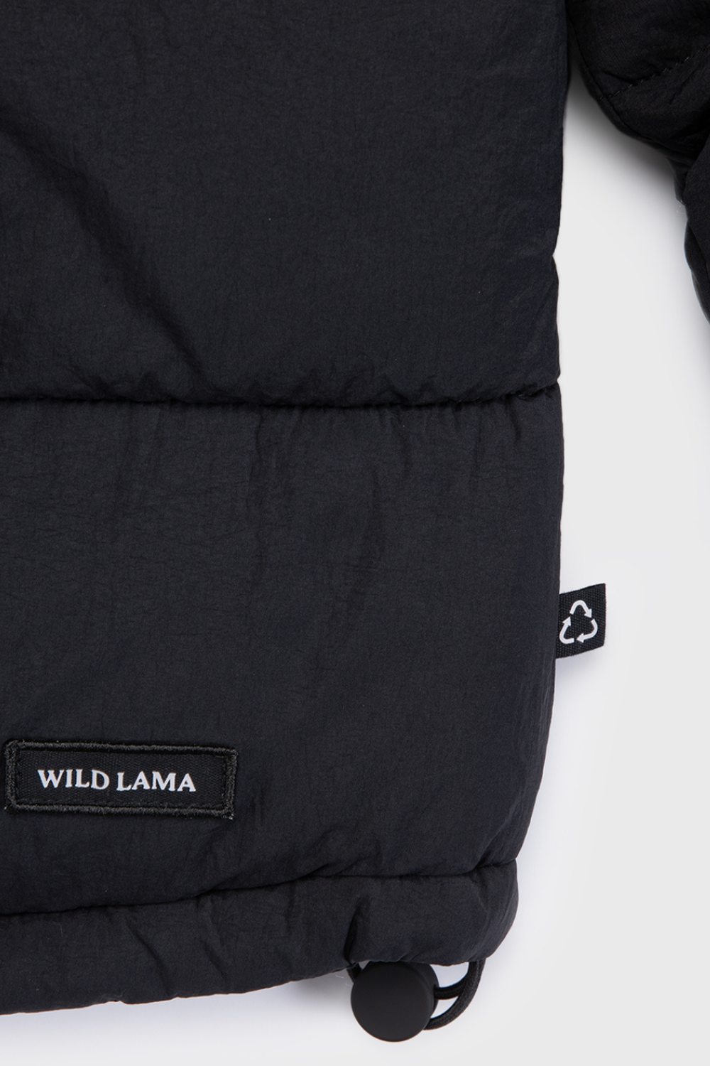 Parka Newy Reciclada Negro Mujer