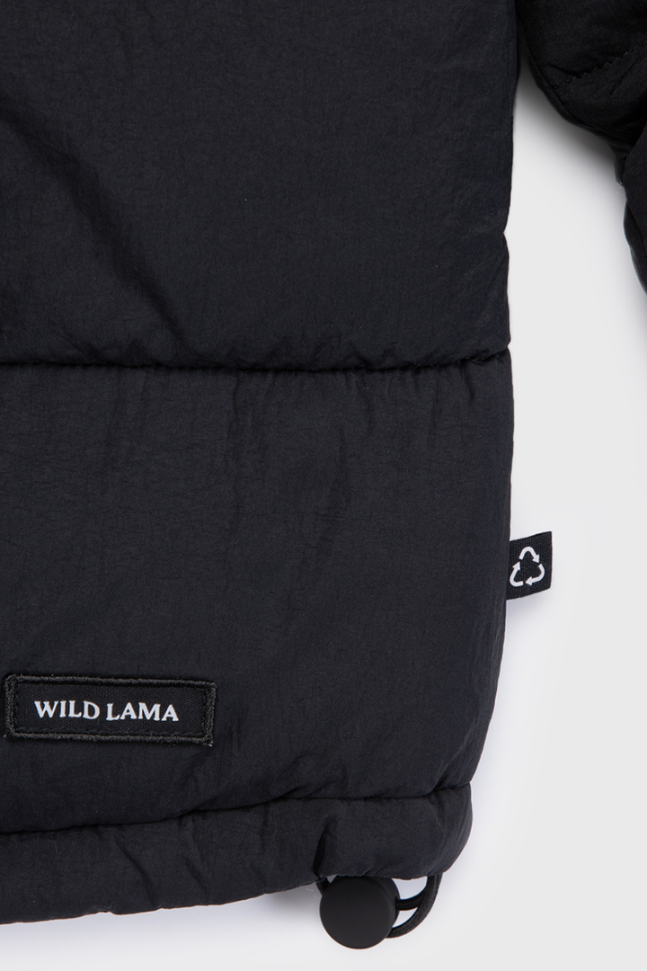 Parka Newy Reciclada Negro Mujer