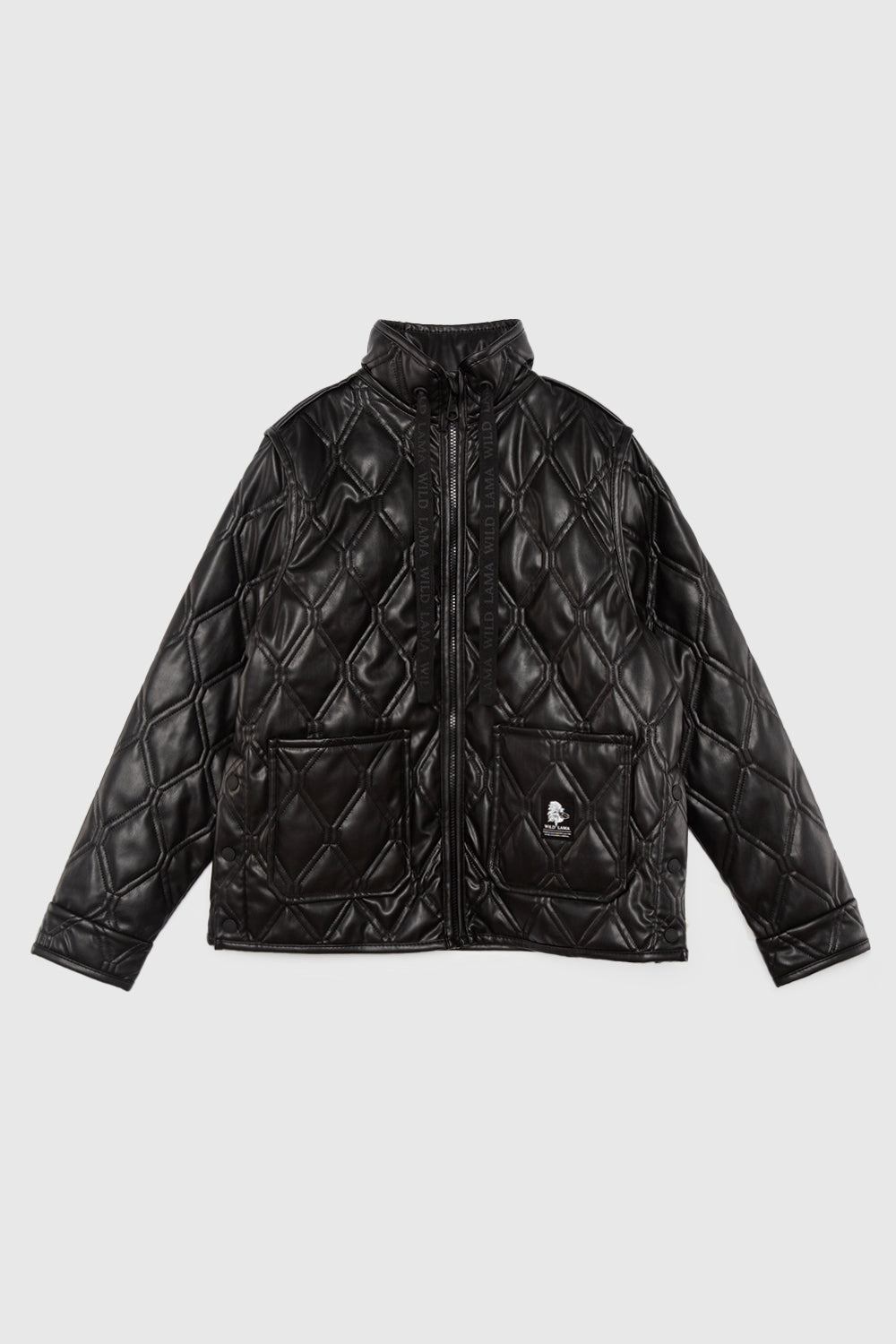 Parka Nita PU Reciclada Negro Mujer