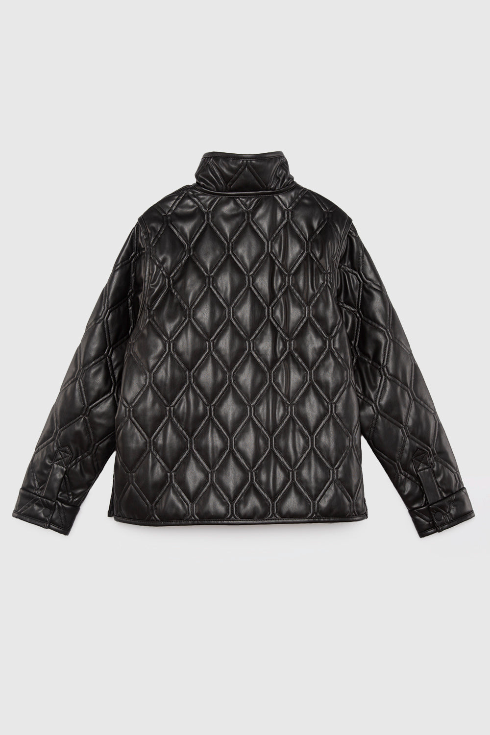 Parka Nita PU Reciclada Negro Mujer