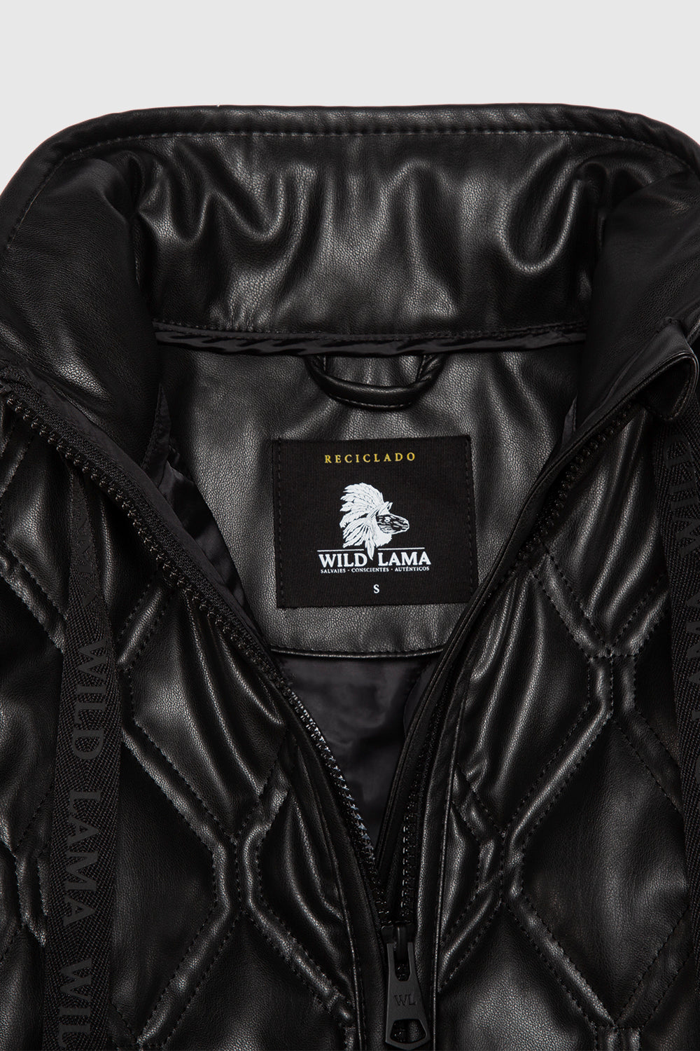 Parka Nita PU Reciclada Negro Mujer