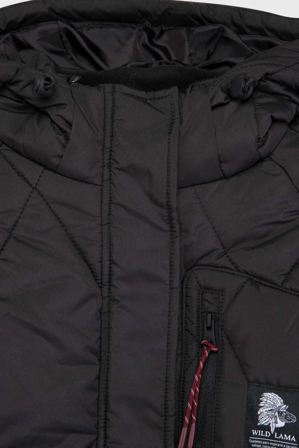 Parka Oni Reciclada Negra Mujer