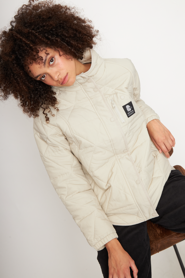 Parka Rena Reciclada Beige Mujer