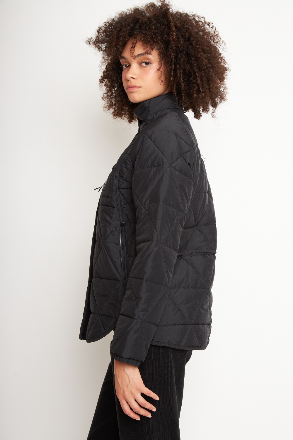 Parka Rena Reciclada Negro Mujer