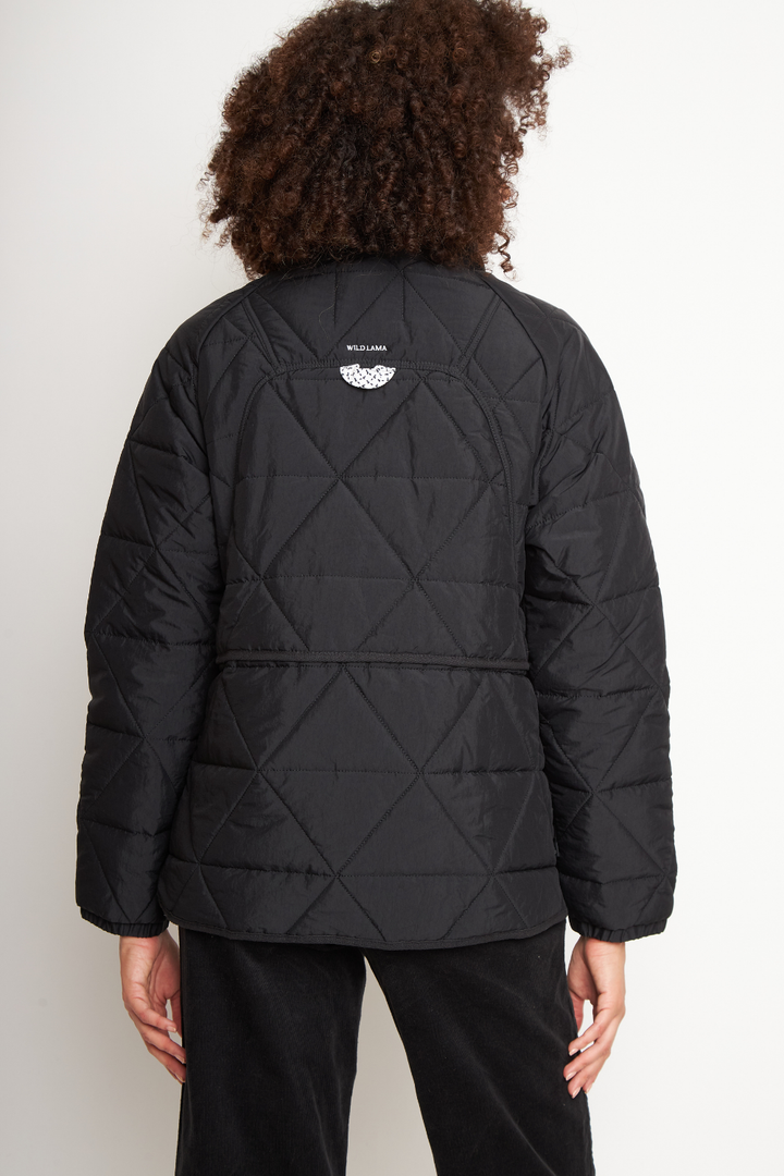 Parka Rena Reciclada Negro Mujer