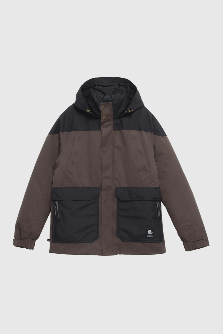 Parka Ruga 3 en 1 Reciclada Café Hombre