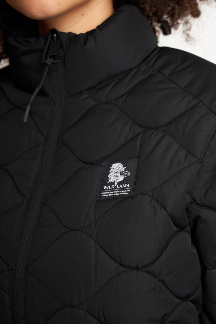 Parka Ruga Reciclada Café Mujer