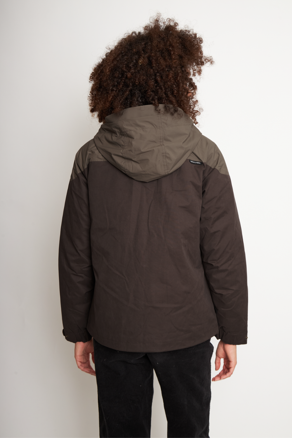 Parka Ruga Reciclada Café Mujer