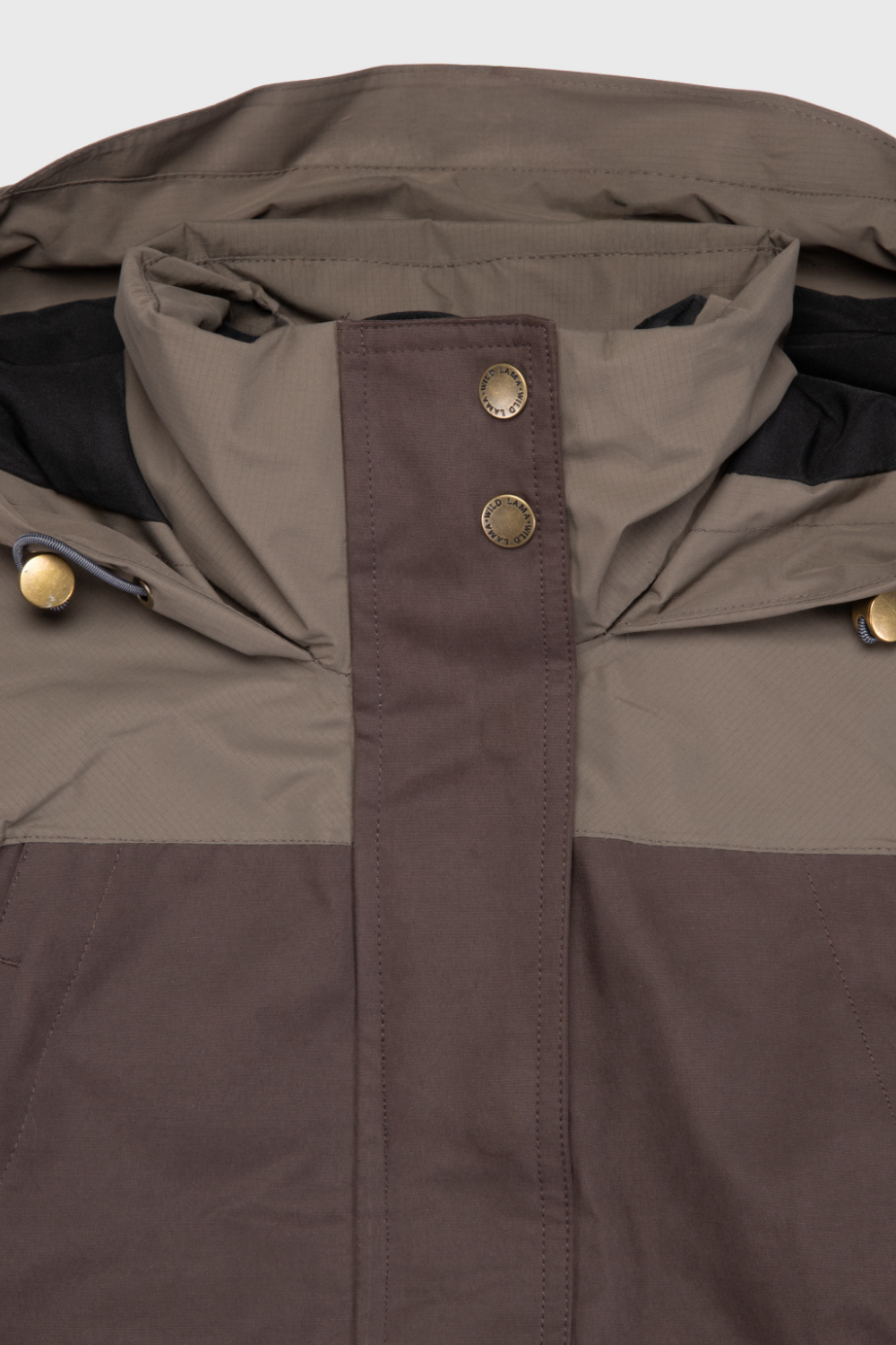 Parka Ruga Reciclada Café Mujer