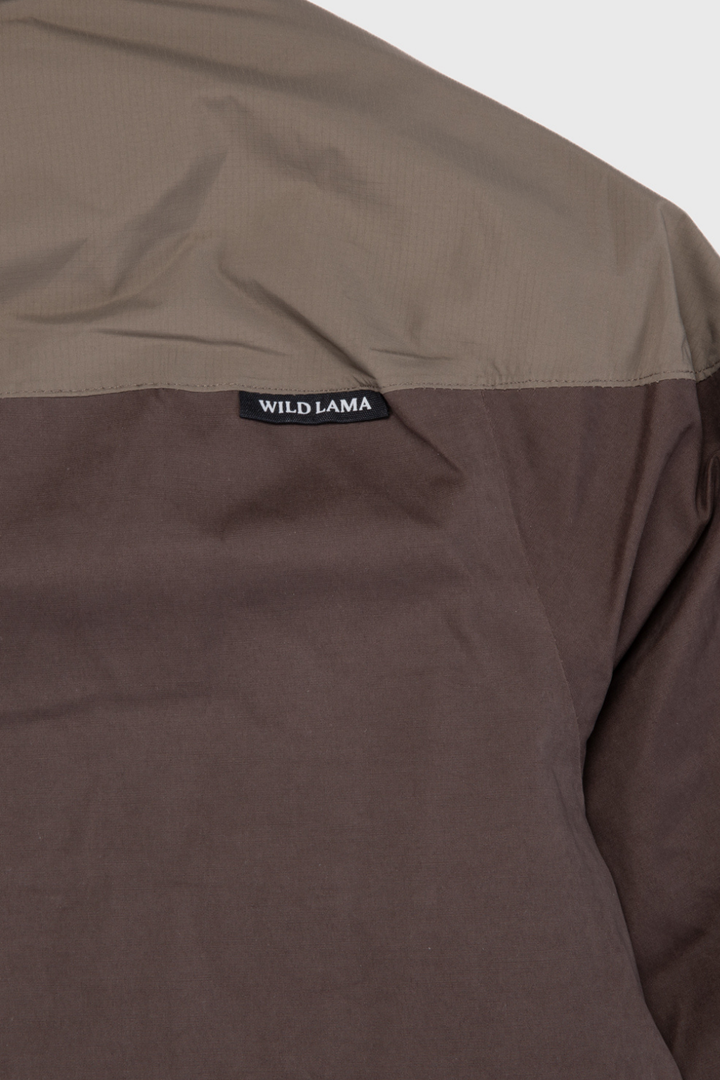 Parka Ruga Reciclada Café Mujer