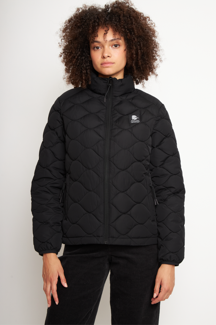 Parka Ruga Reciclada Café Mujer