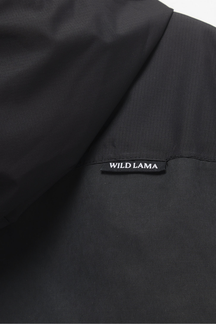 Parka Ruga 3 en 1 Reciclada Negra Mujer