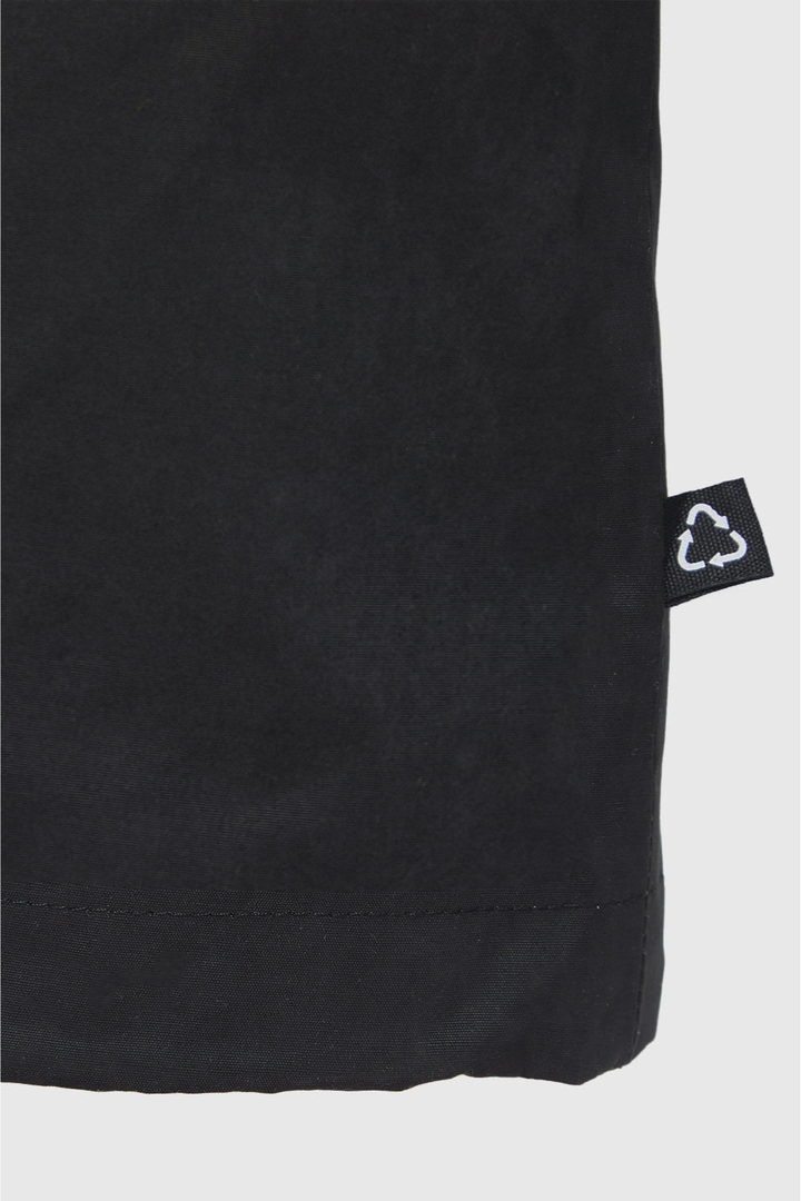 Parka Ruga 3 en 1 Reciclada Negra Mujer