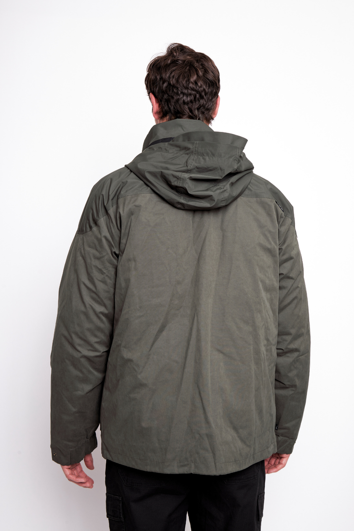Parka Ruga 3 en 1 Reciclada Verde Hombre